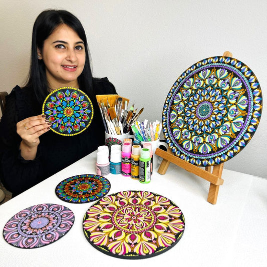 Mandala painting workshop, email us to book a date